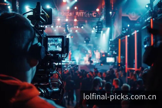 灯光照亮的电竞比赛舞台
